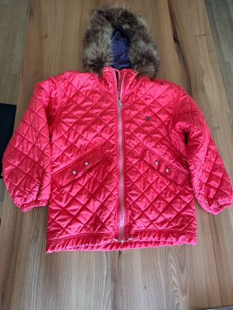 BELFE Damenjacke mit Kapuze - Vintage - Fuchspelz abnehmbar