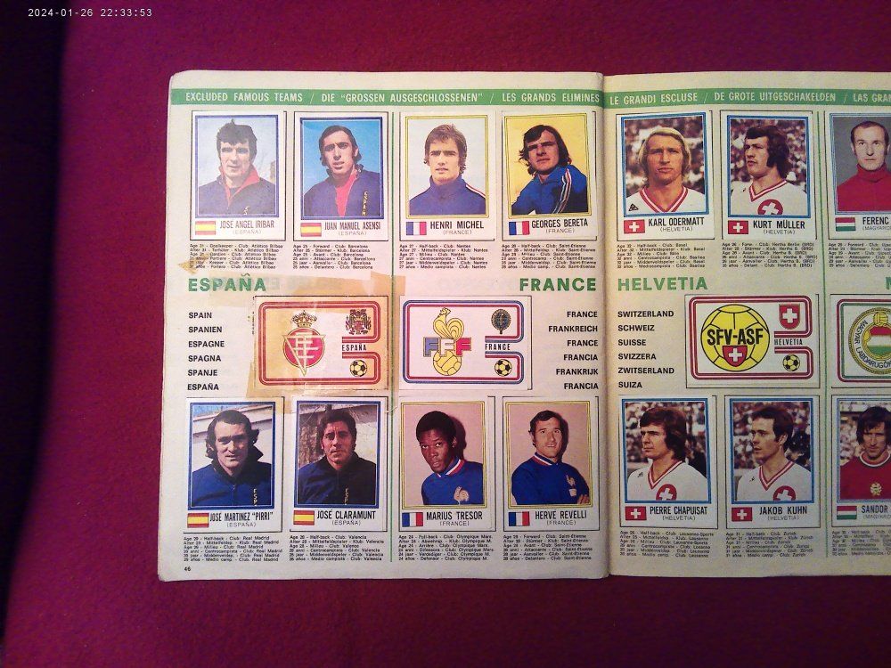 Panini Alben: WM 74 PANINI ALBUM KOMPLET !!!! – Gebraucht aus Volketswil von nemo2000 8