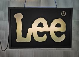 Lee Leuchtreklame, Shop Leuchte mit Jeans Lee Leuchtkasten