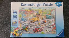 Puzzle Ravensburger Fahrzeuge 100 T. XXL (NEU ORIGINALVERP.)