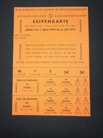 Rationierungskarte Seife 1945