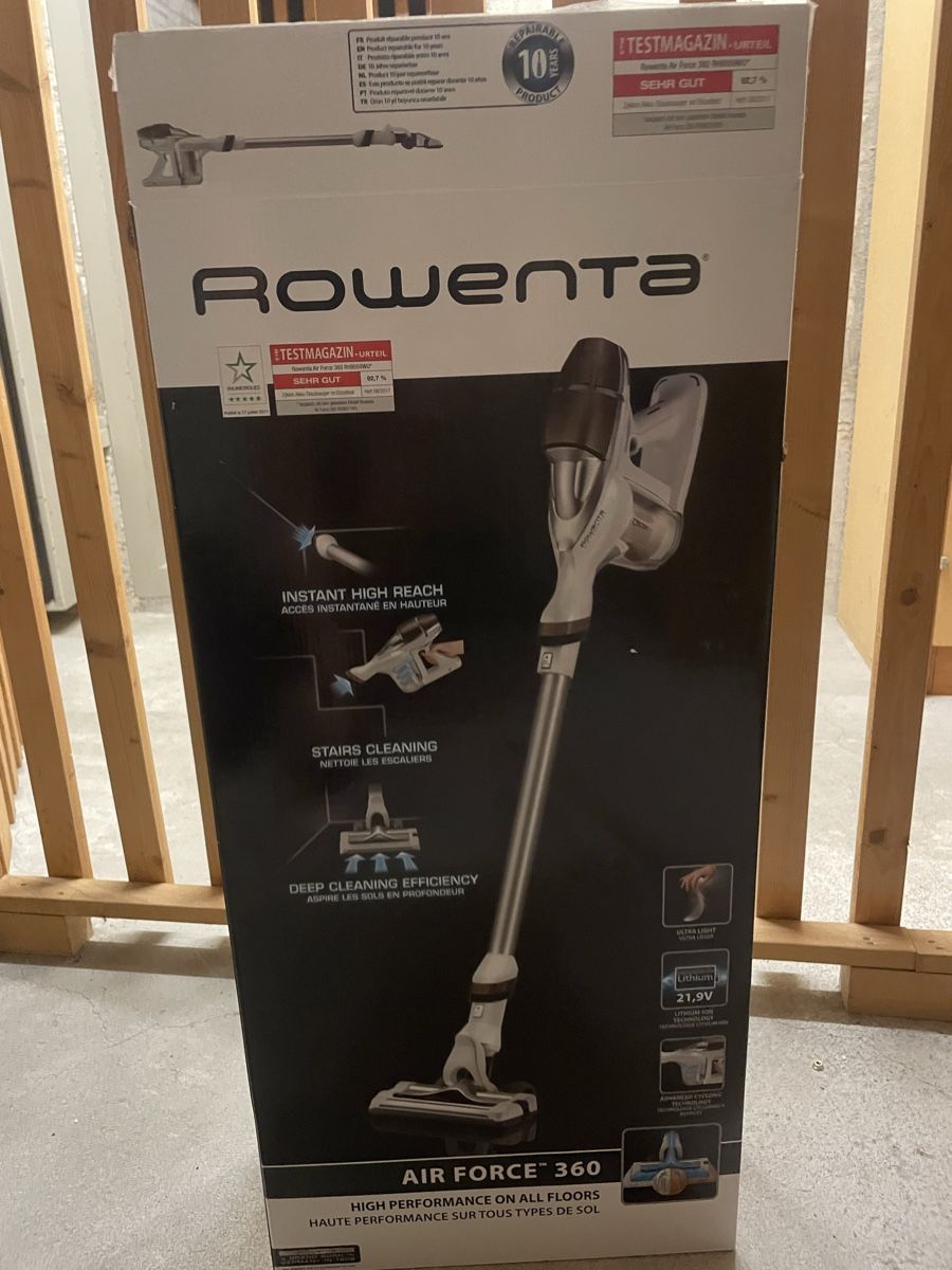 Rowenta Staubsauger & Zubehör: Rowenta Air Force 360 Akku-Staubsauger – Gebraucht aus Thalwil von Andieg 8