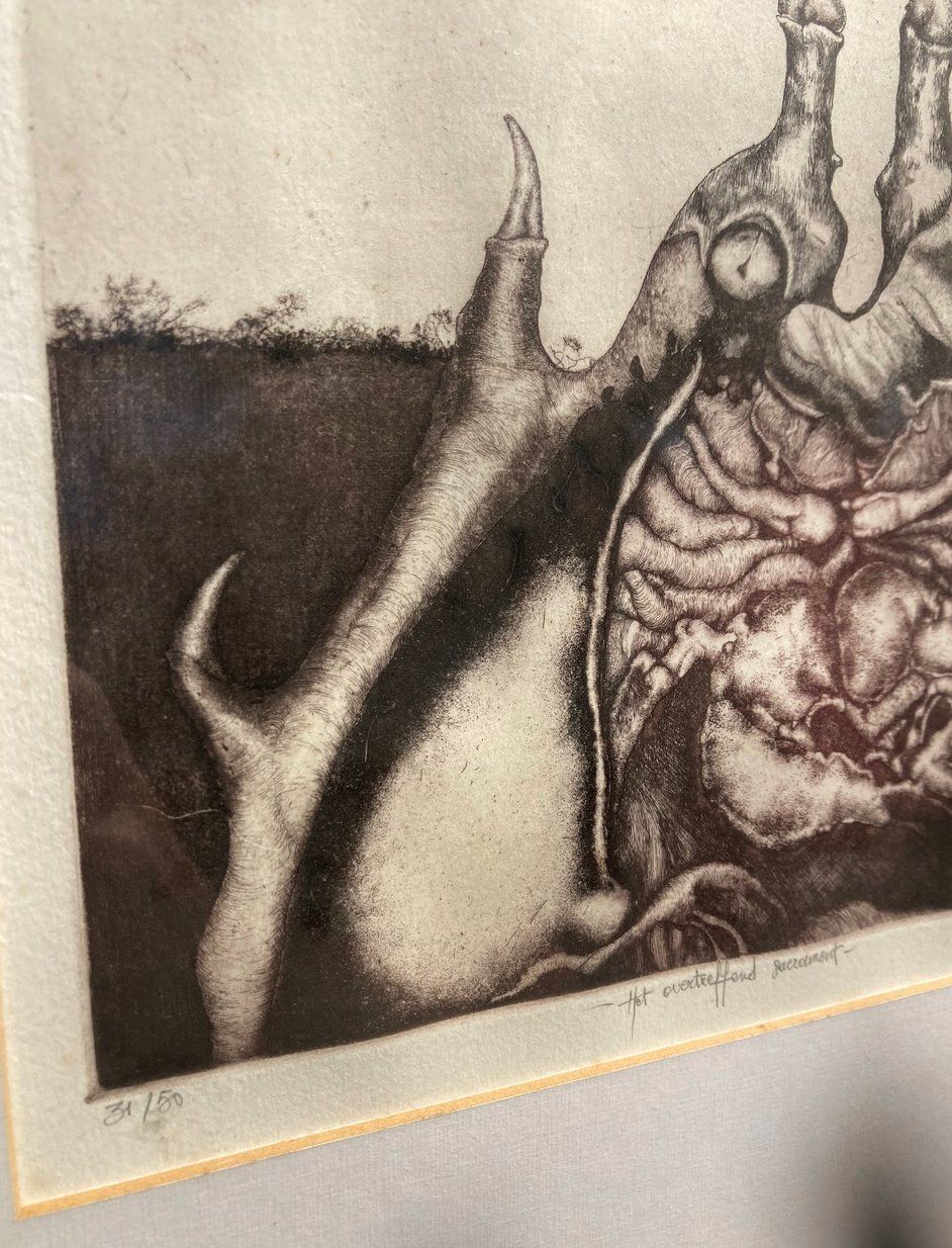 Incisioni: Paul de Ryck Gravure numérotée et signée 1983 – Usato da St-Cierges venduto da LeRegain 4