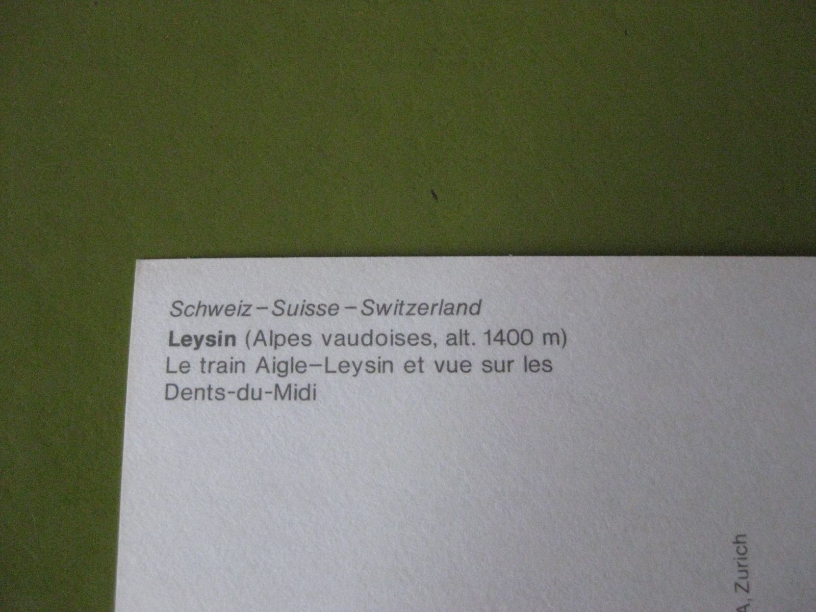 Cartoline postali: AK Leysin Winter mit Zug – Usato da Malters venduto da Marosko 2