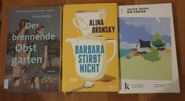 3 Romane von Mackay, Bronsky und Wang, guter Zustand