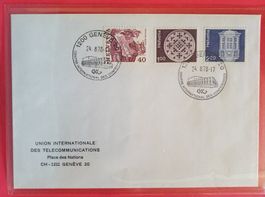 BP34) 609-11, Papieränderung FDC ohne  Adresse Kt. 110