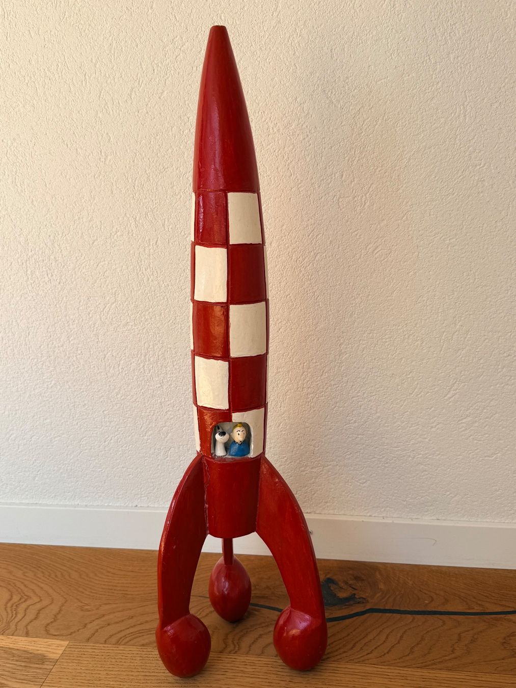 Figurines: Rakete mit TinTin / Tim & Struppi Figuren – D'occasion à Wengi b. Büren par switte