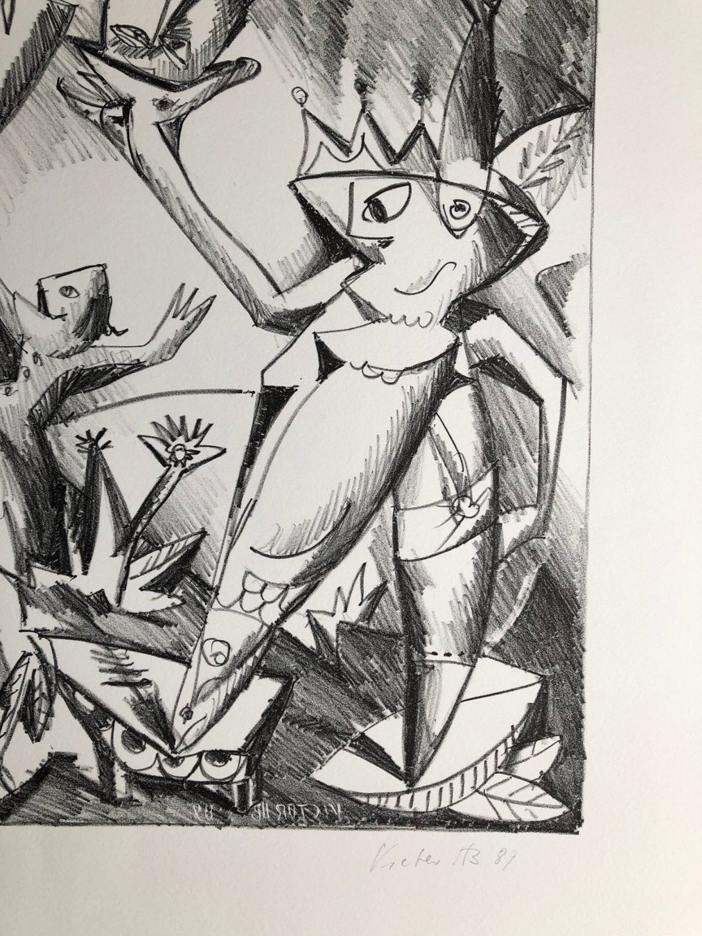 Poster & Bilder: Kunstdruck von Victor Hugo Bächer 1989 – Gebraucht aus Winterthur von Barunggeli 2