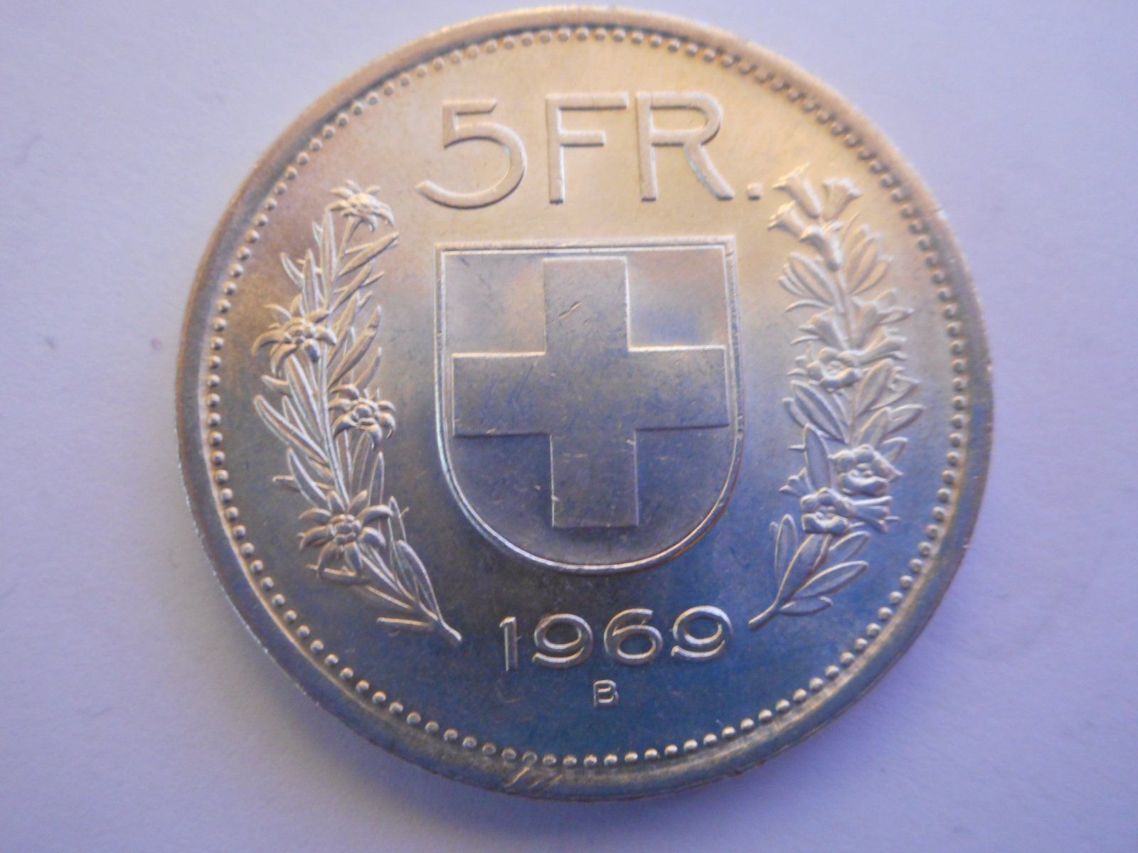 Tutti le monete: 5 Fr. 1969 silber – Nuovo (secondo la descrizione) da Kriegstetten venduto da pizlad2010 2