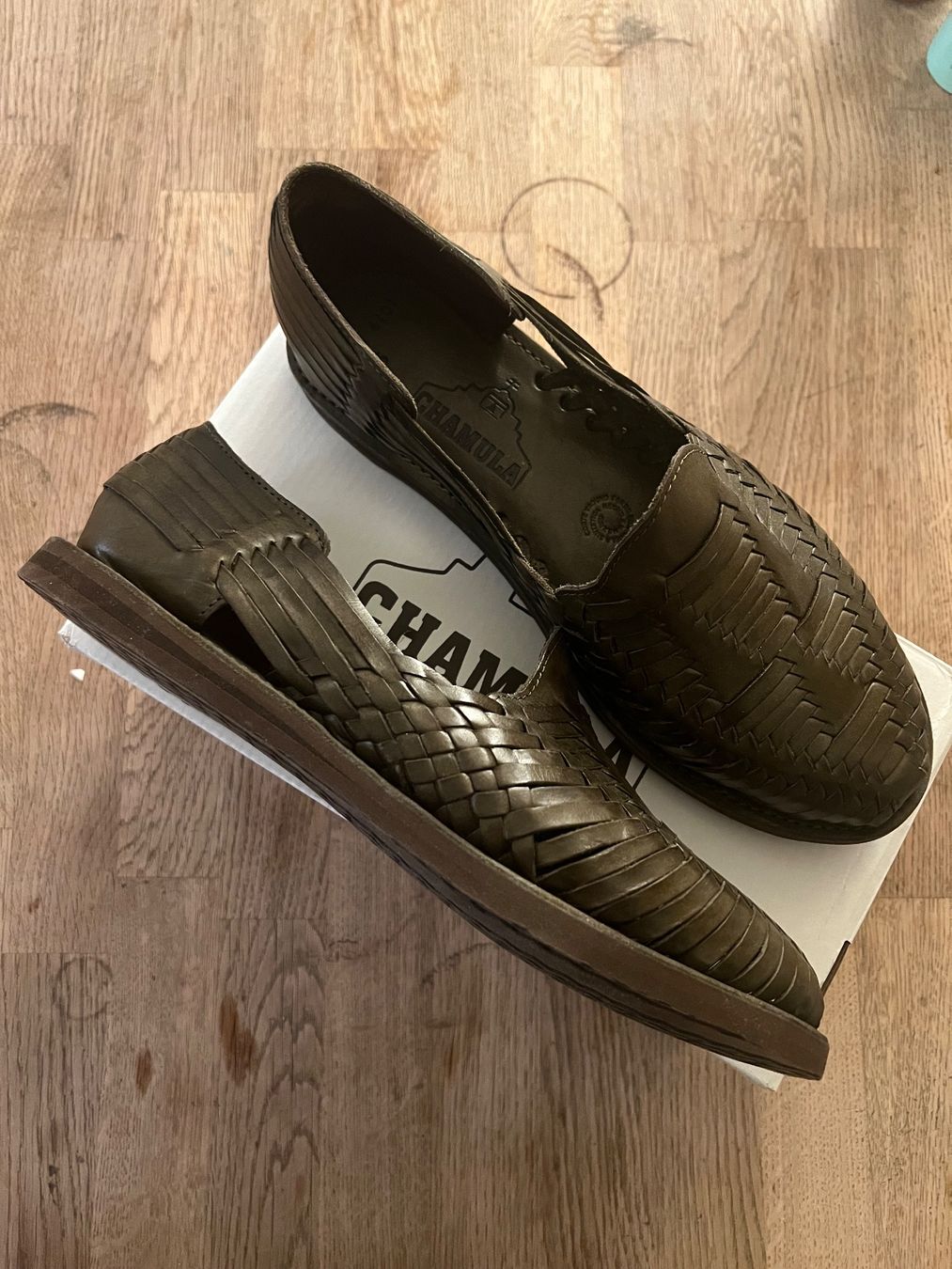 Scarpe da uomo: Chamula Cancun (Olive)(Neu) – Usato da Zürich venduto da analogeschatzkiste 1