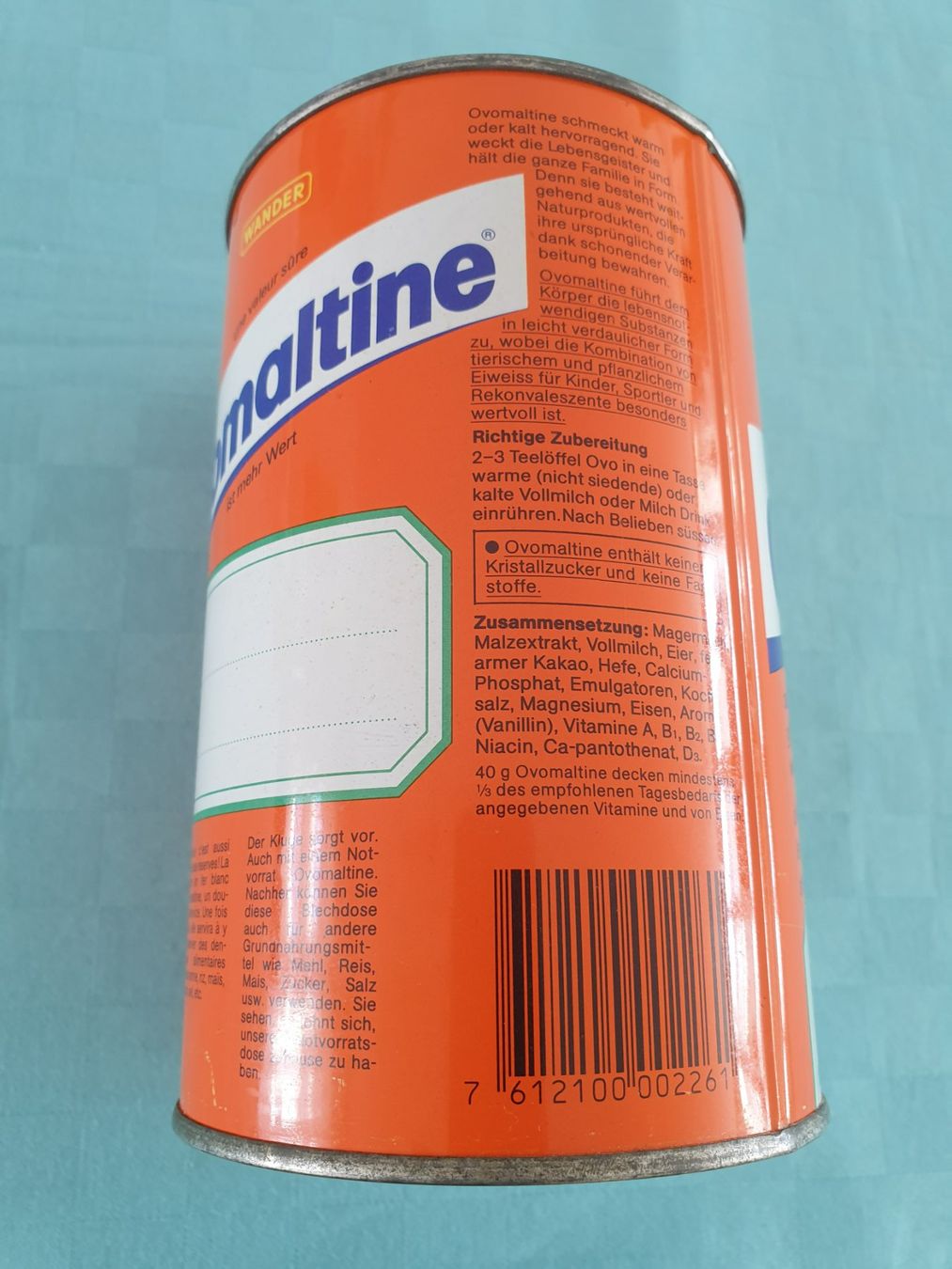 Barattoli: Vintage Blechdose Ovomaltine – Usato da Mörschwil venduto da spirspi 2