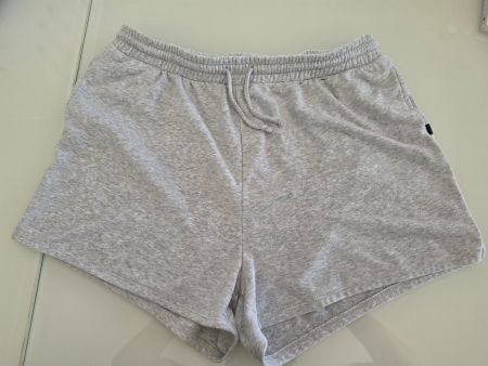 Sweat Shorts Baumwolle grau Grösse XL