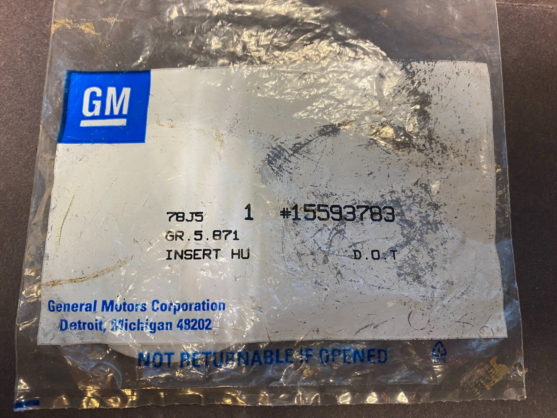 Chevrolet Tutti pezzi di ricambio auto: Nabendeckel Chevrolet Youngtimer GM 15593783 – Nuovo e nell'imballaggio originale da Spiez venduto da Mlandcruiser 1