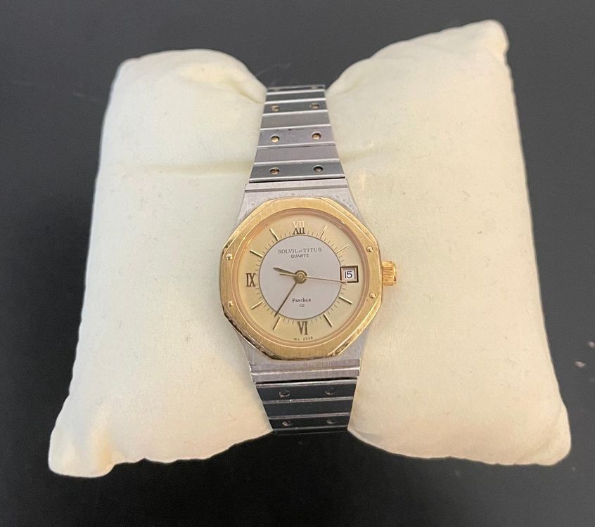 Titus Quartz Watch Solvil Et Titus Damenuhr Vintage SOLVIL Et