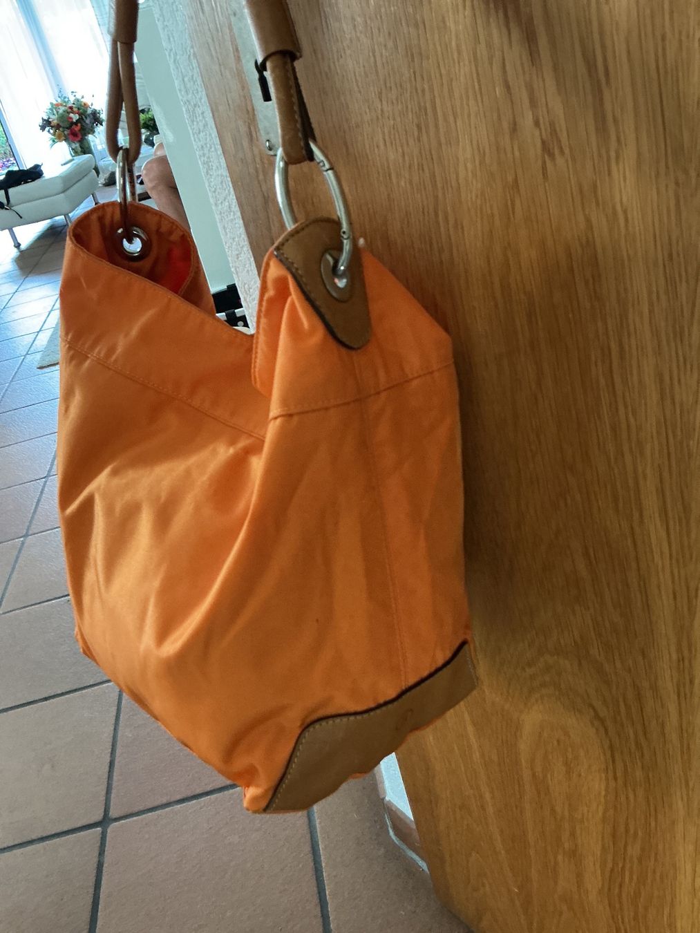 Bogner Sacs femmes: Bogner Tasche orange mit Leder – D'occasion à Wettingen par Andres54 3