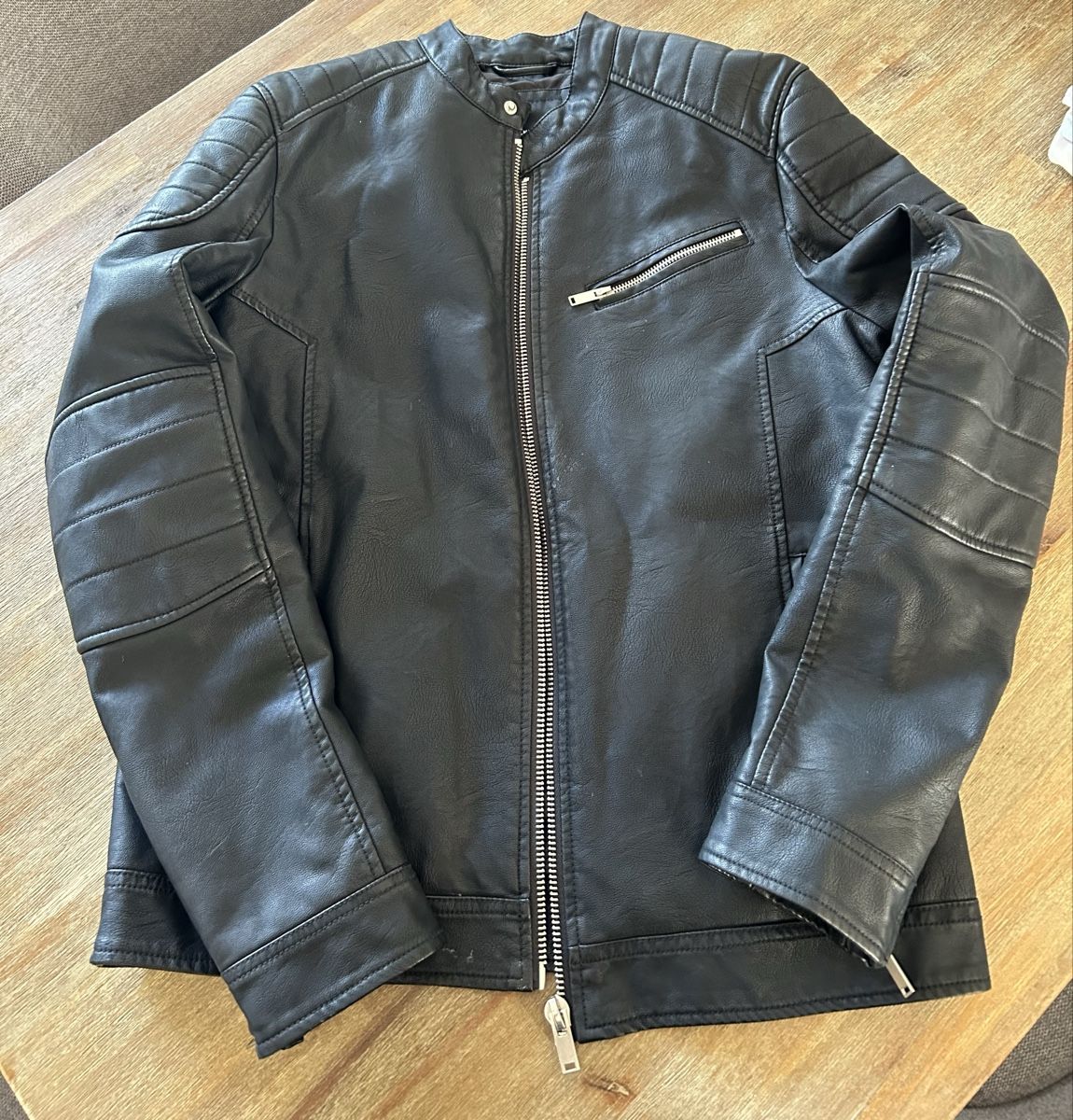 Giacche: Clockhouse Kunstlederjacke schwarz – Usato da Gossau ZH venduto da Verzino 1