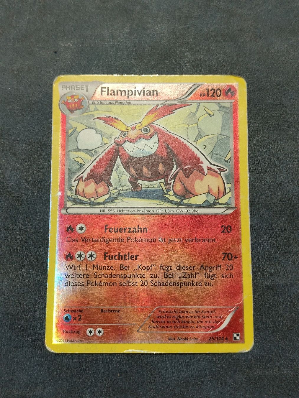 Pokémon Sammelbilder & Trading cards: Flampivian 25/114 DE – Gebraucht aus Riva San Vitale von koko.95