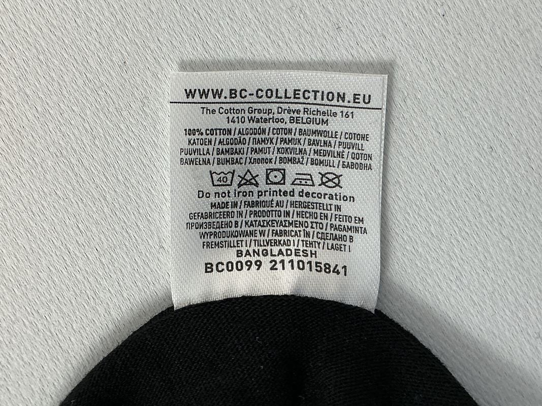 T-shirt: B&C Collection T-Shirt schwarz XL – Nuovo (secondo la descrizione) da Richterswil venduto da Restwert_Richterswil 4