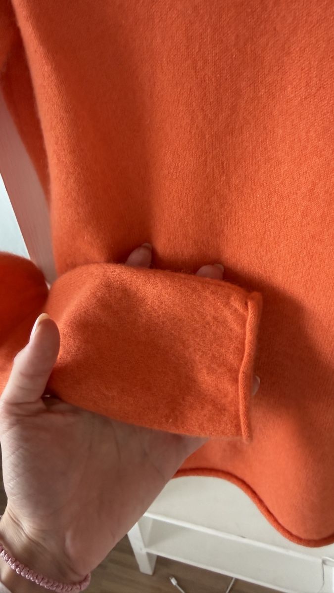 Massimo Dutti Pullover & Sweatshirts: Massimo Dutti 100% Cashmere Sweater, Size S, Orange – Gebraucht aus zug von Inaar 2