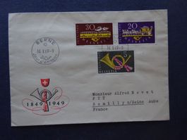 1949 Z-Nr.291-293 FDC ET BERNE