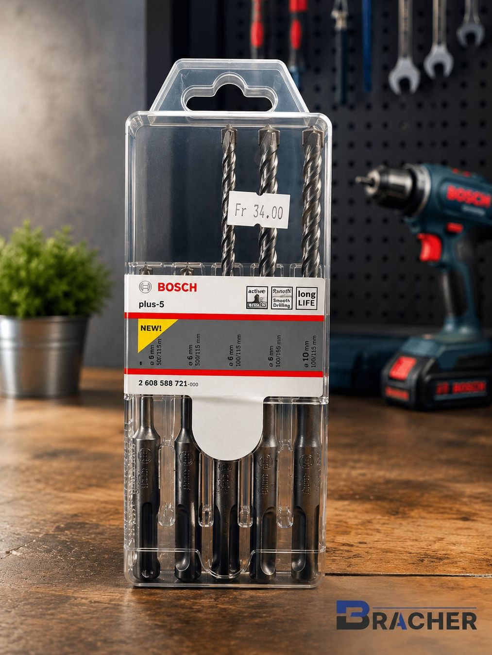 Bosch Tutti gli attrezzi: Bosch Plus 5 Bohrer Set – Nuovo e nell'imballaggio originale da Jegenstorf venduto da Bracher_Shop
