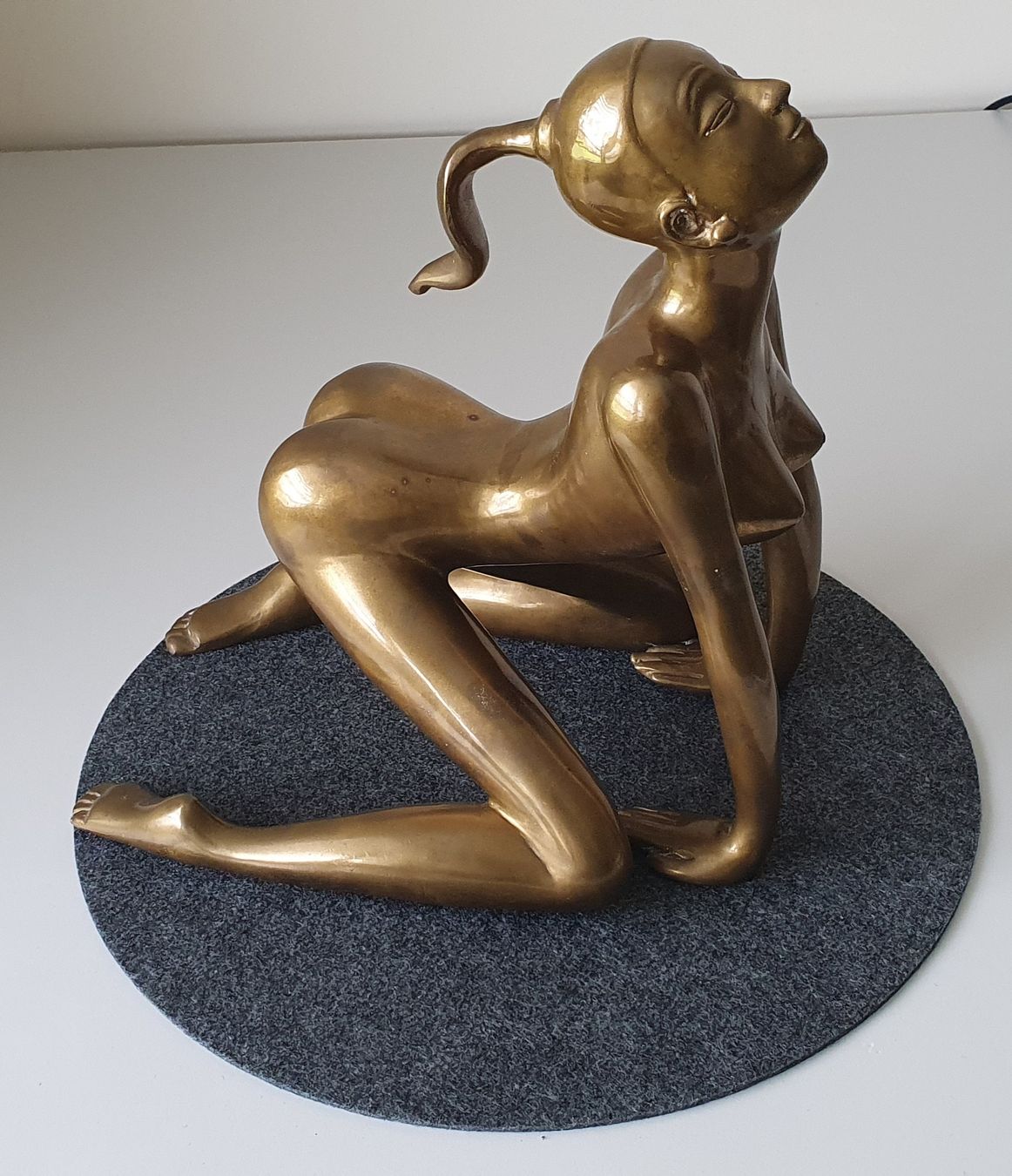 Statuette: Bronce /Messing Erotik Figur – Usato da Greppen venduto da hploetscher 5