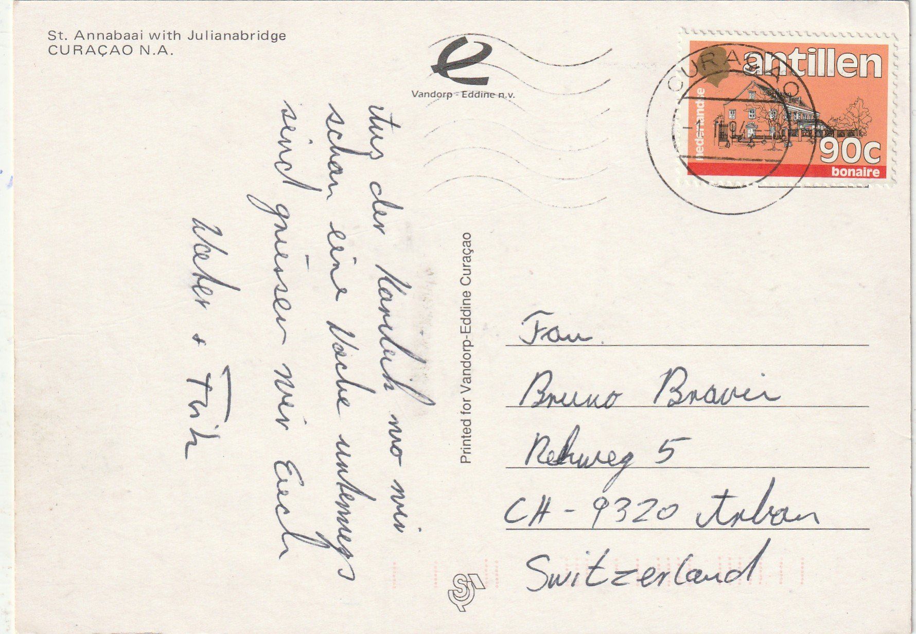 Cartes postales: Curacon – D'occasion à Lumbrein par made02 1