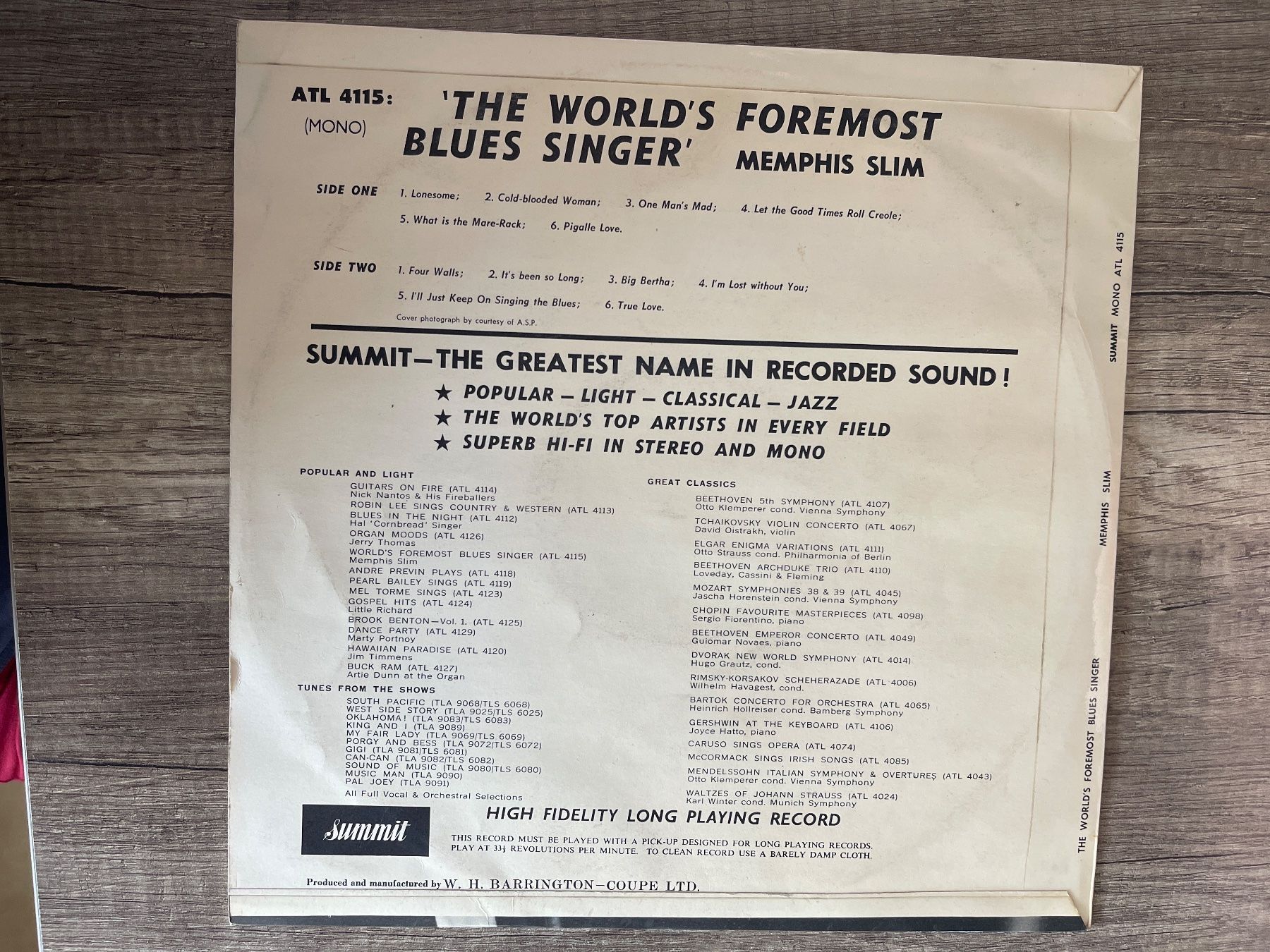 Schallplatten: S112/Memphis Slim – Gebraucht aus Frutigen von Philippe_jsp 1