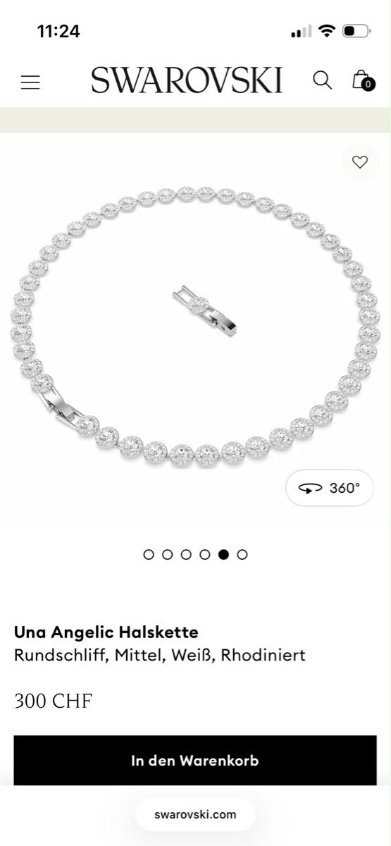 Swarovski Catenine: Swarowski Una Angelic Halskette – Usato da Aarau venduto da mat_9kvv 5