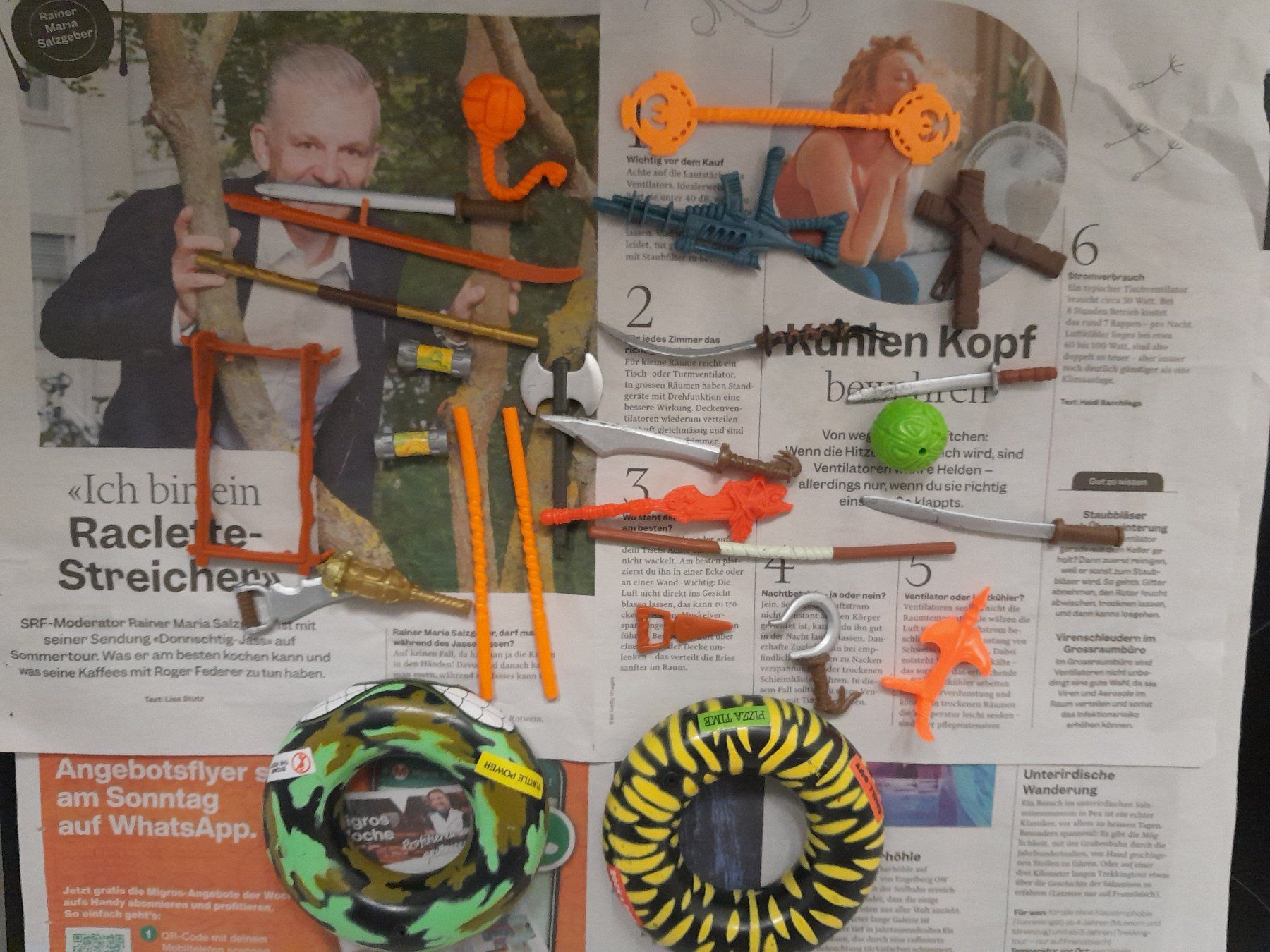 Giocattoli: teenage mutant ninja turtles weapons – Usato da Rüti ZH venduto da Alemanni