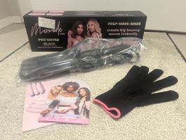 Mermade Hair Pro Waver schwarz mit Handschuh neuwertig
