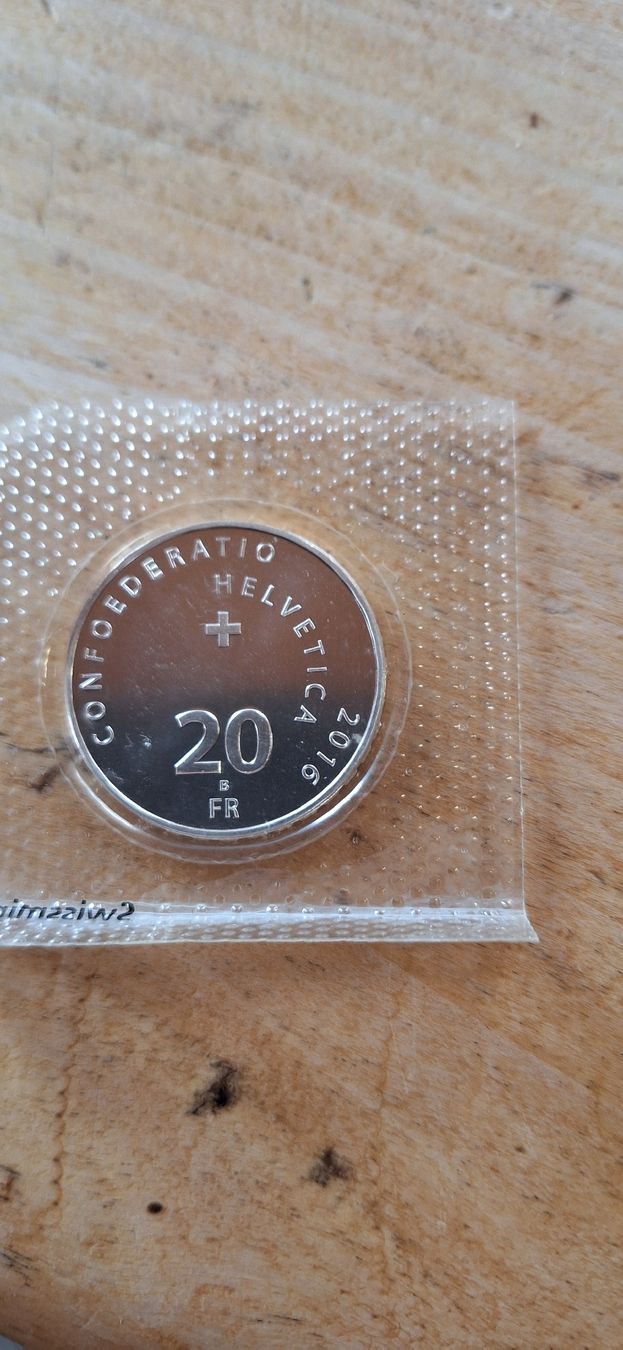Tutti le monete: Pièce commémorative 20 Fr. Argent 2016 Gottardo – Nuovo e nell'imballaggio originale da Le Sentier venduto da Loorenz 1