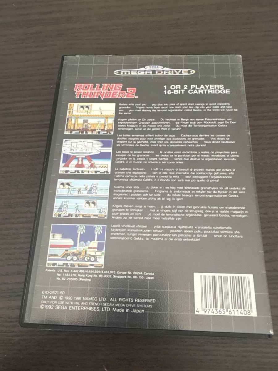 Sega Spiele: Jeu Retro Rolling Thunder 2 Sega Megadrive – Gebraucht aus Meyrin von did_bqr5 1