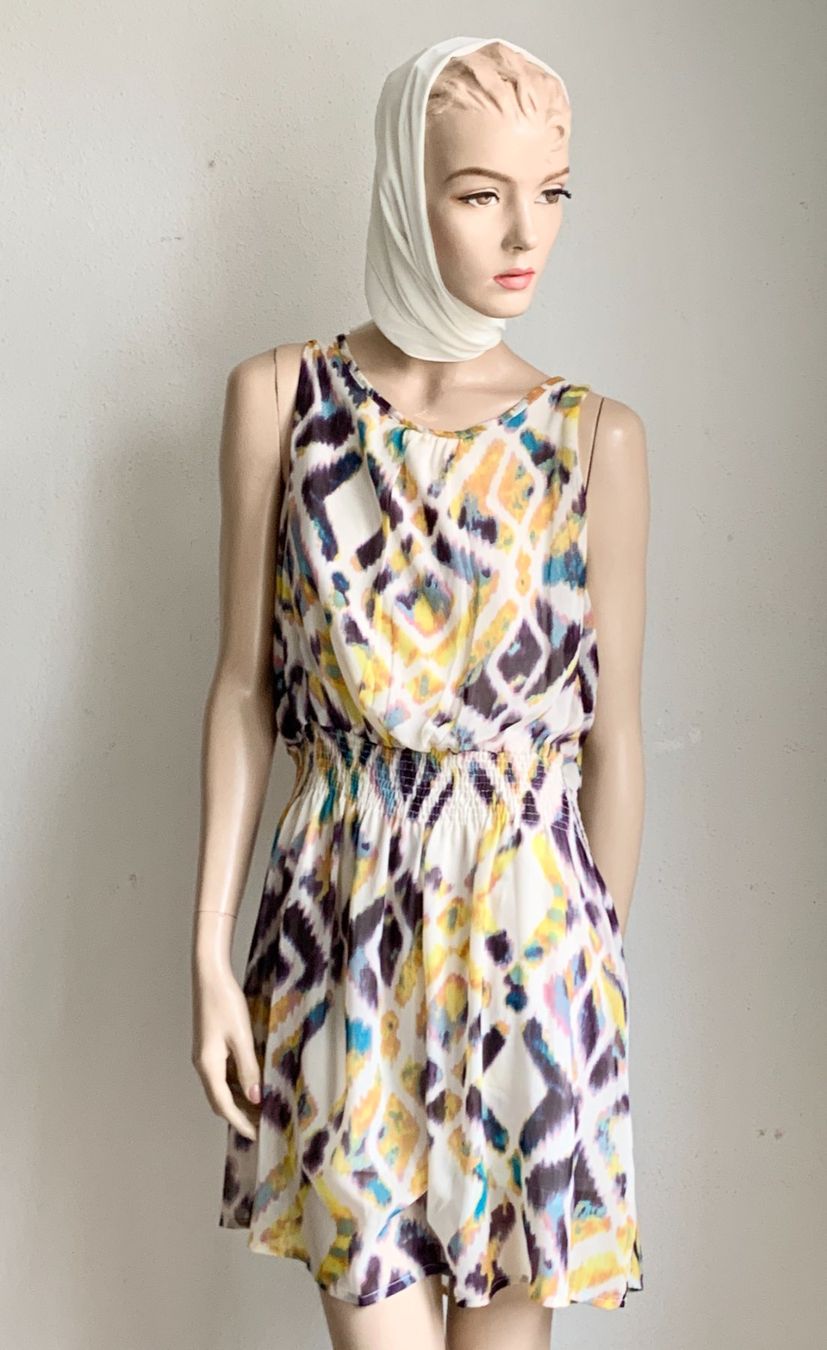 Vestiti: Sommer Kleid mit Leder Taschenbeutel – Usato da Kloten venduto da Nephty 4