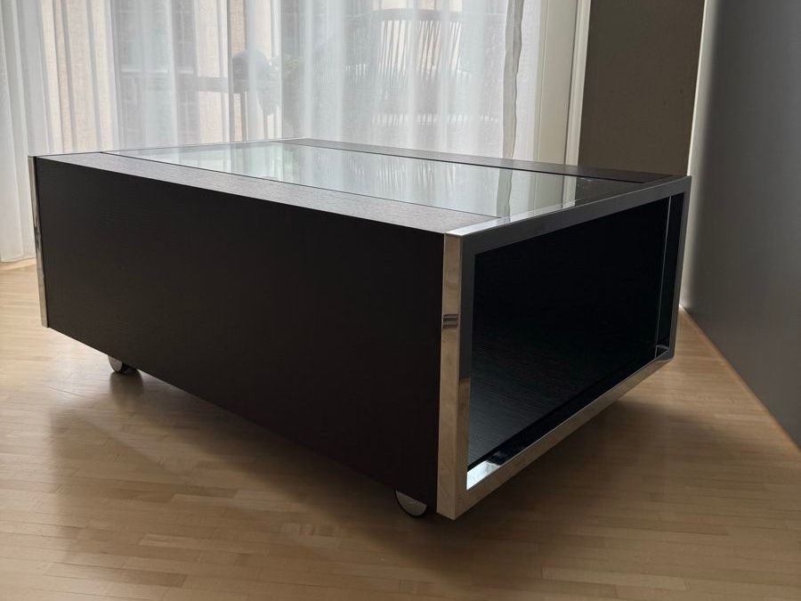 Tables: Möbel Eichler Design-Chrom Salontisch/ Regal / Sideboard – D'occasion à Winterthur par JB_Design_Archive 3