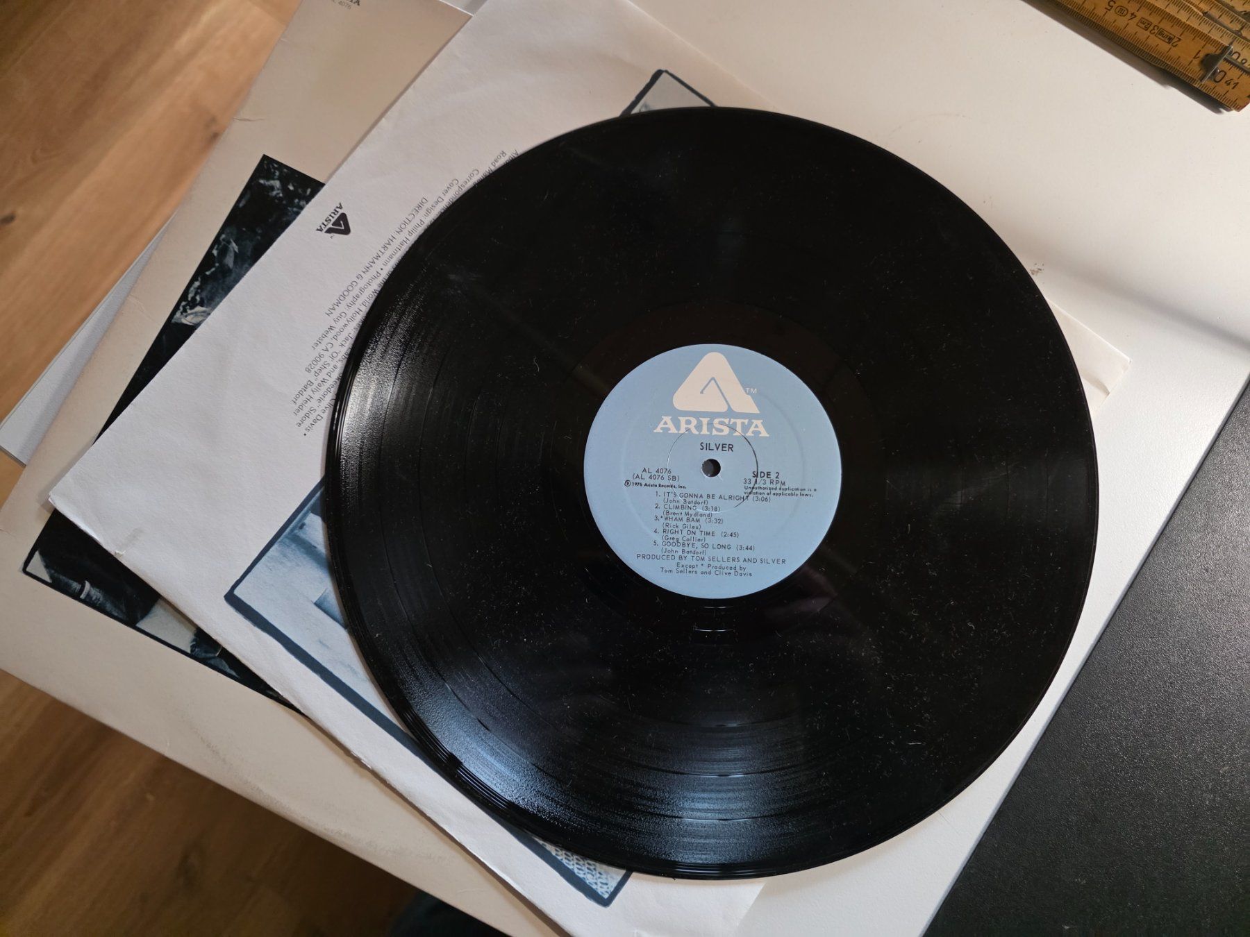Dischi in vinile: Vinyl LP - SILVER - Arista  AL 4076 – Usato da Walterswil BE venduto da Lonitti 6