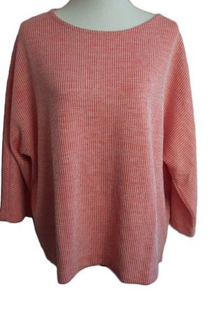 CECIL leichterer Pulli Gr. 44 46 XL s.Masse rötlich weiss