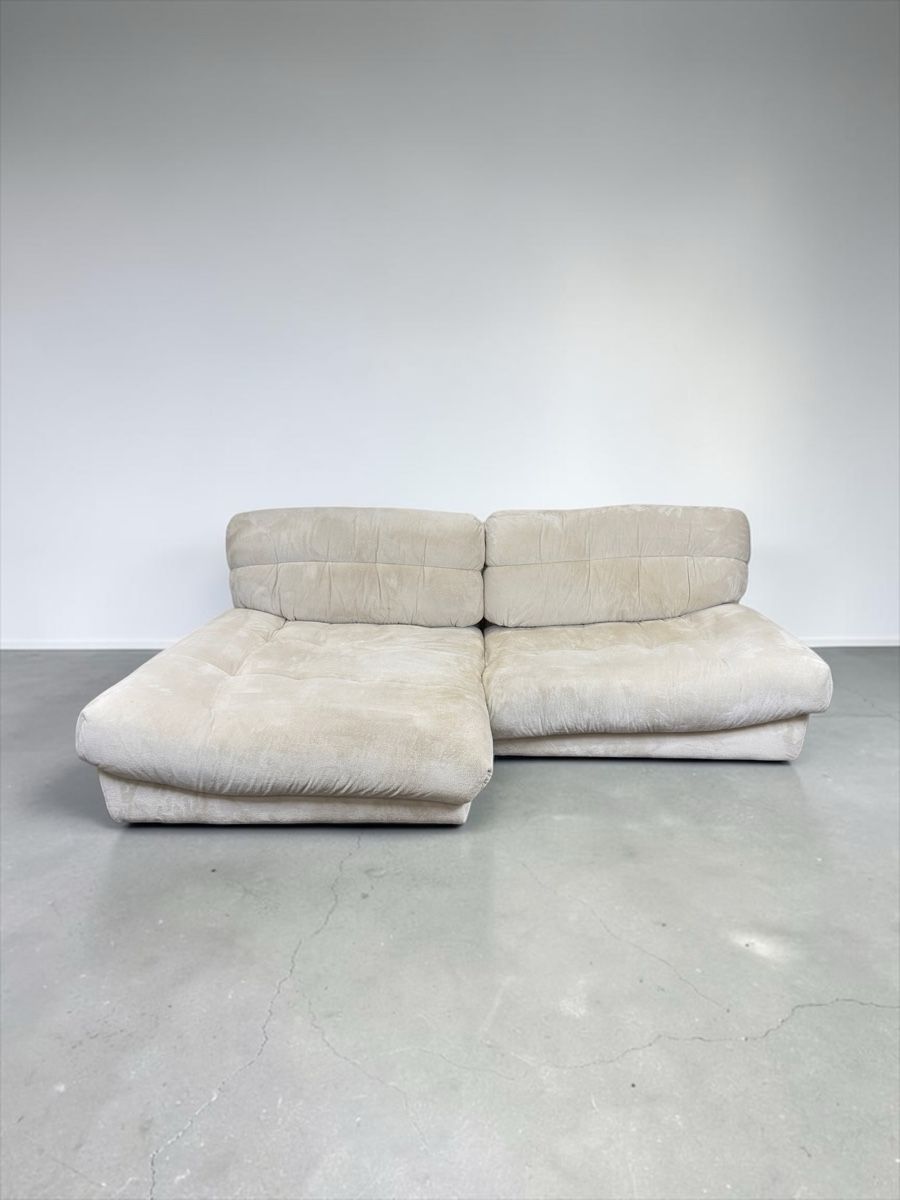Divani: GUTMANN Ecksofa, creme-beiger Stoff Made in Germany – Usato da Bachenbülach venduto da Sofalab.swiss 1