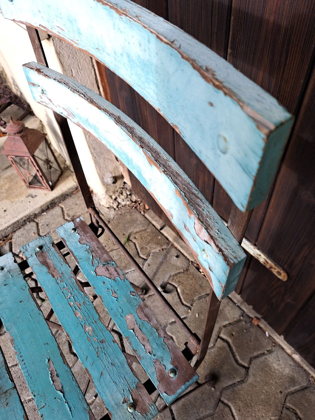 Sedie: Französischer Bistro Gartenstuhl antik – Usato da Kölliken venduto da Upcycling-by-Mc-TAM 5