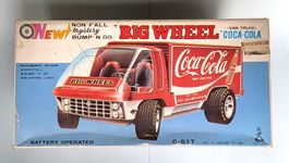 Taiyo BIG WHEEL Van Truck "Coca-Cola", Herg. in Japan
