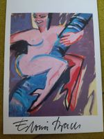 Elvira Bach - handsignierte Kunstpostkarte