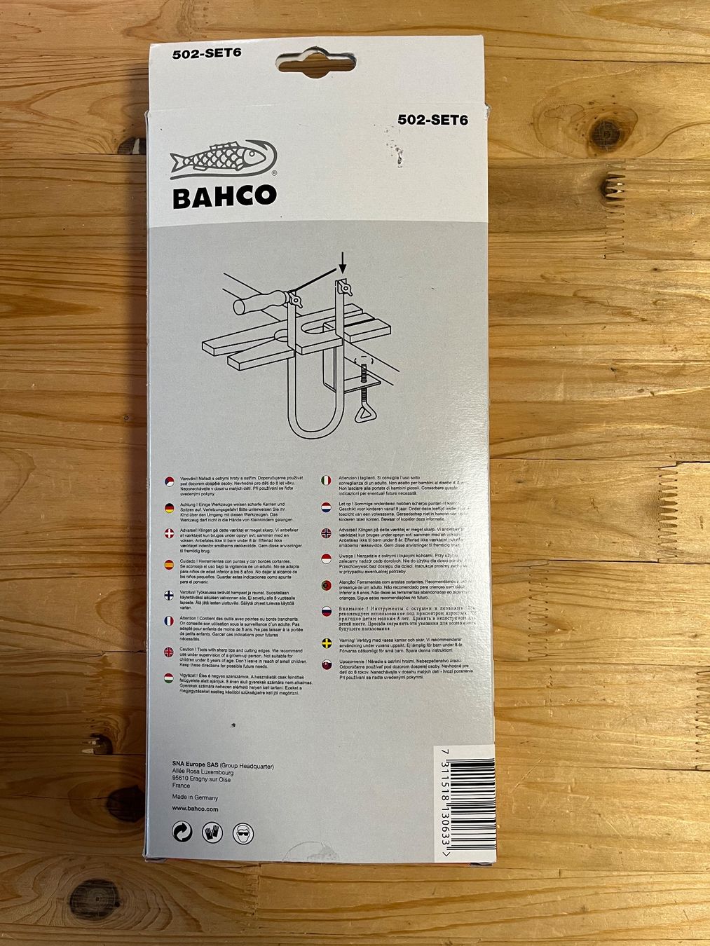 Bahco Alle Werkzeuge: BAHCO 502-SET6 Fret Saw Set – Gebraucht aus Leysin von nevin.mccallum 3