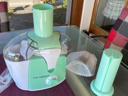 Entsafter Drink n Fit Juicer grün weiss mit Zubehör neu