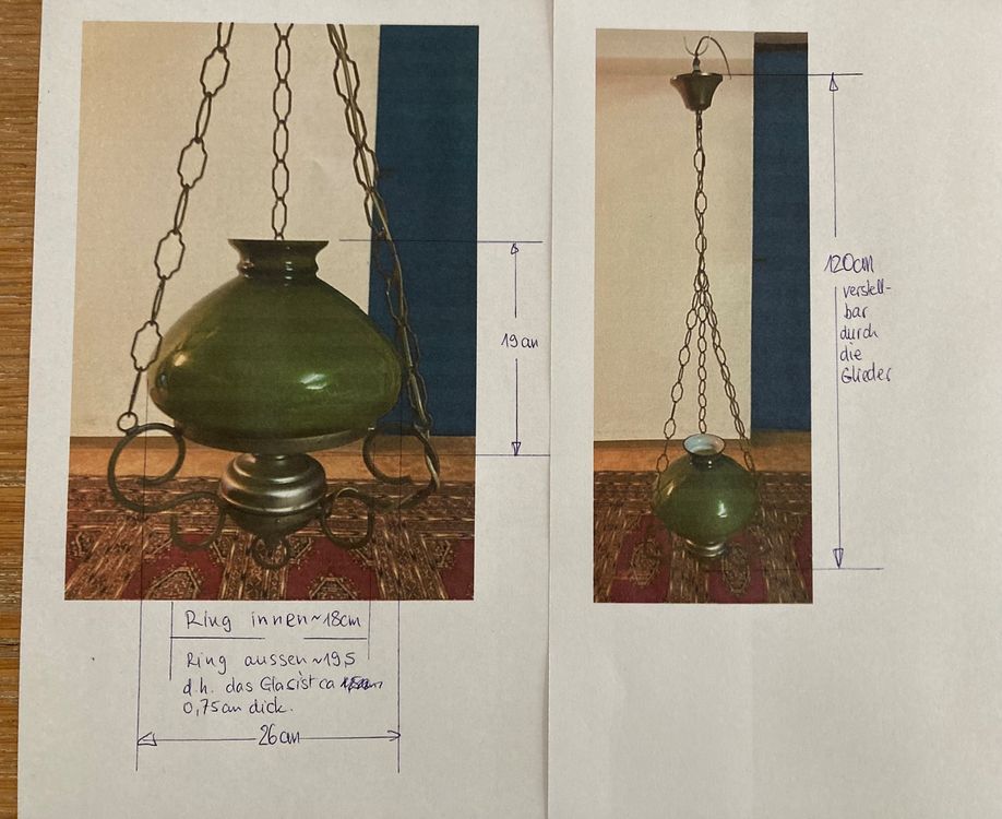 Lampadari & plafoniere: Vintage Hängelampe – Usato da Gränichen venduto da SabineZ01 4