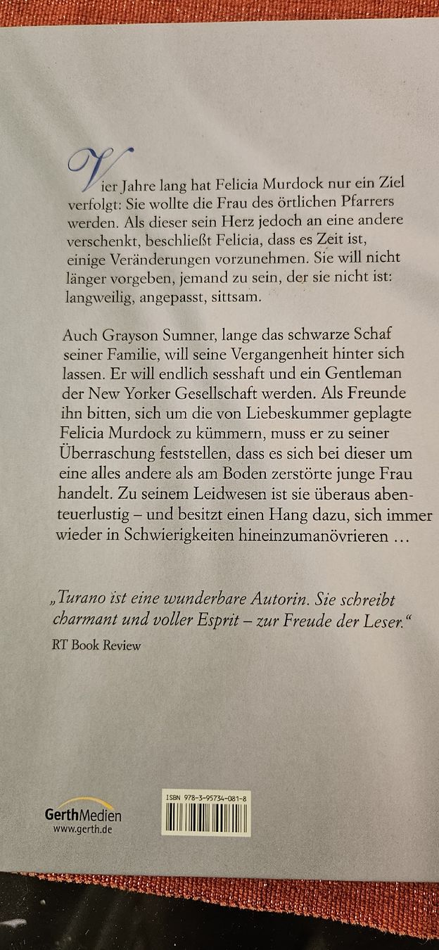 Libri: Jen Turano Roman Gebraucht – Usato da Basel venduto da Melibu 1