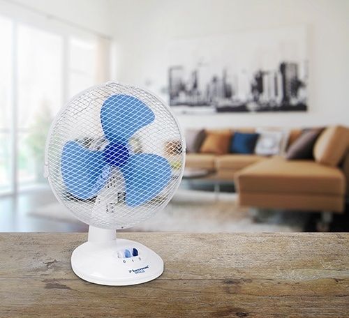 Ventilatori: Ventilator Tischventilator ø 35 cm weiss – Nuovo e nell'imballaggio originale da Schaffhausen venduto da Spezialist 3