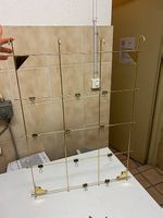 Goldenes Fotogitter / Bildergitter