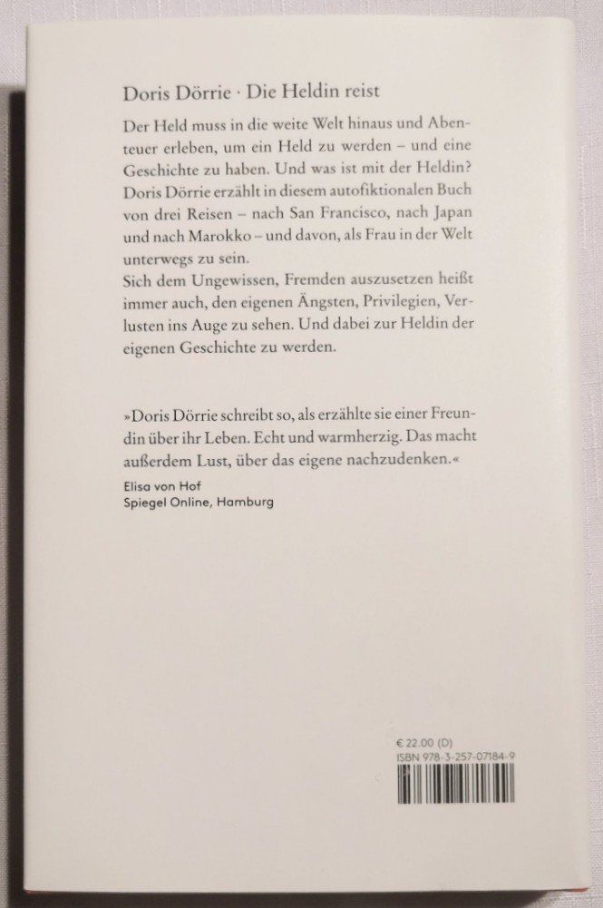 Bücher: Die Heldin reist - Doris Dörrie – Neu (gemäss Beschreibung) aus Wängi von ABIZONE-86 1