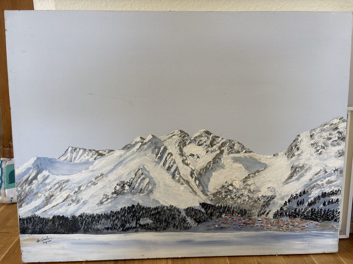 Dipinti: Engadin 80x60 Öl – Usato da Chur venduto da Weltanschau