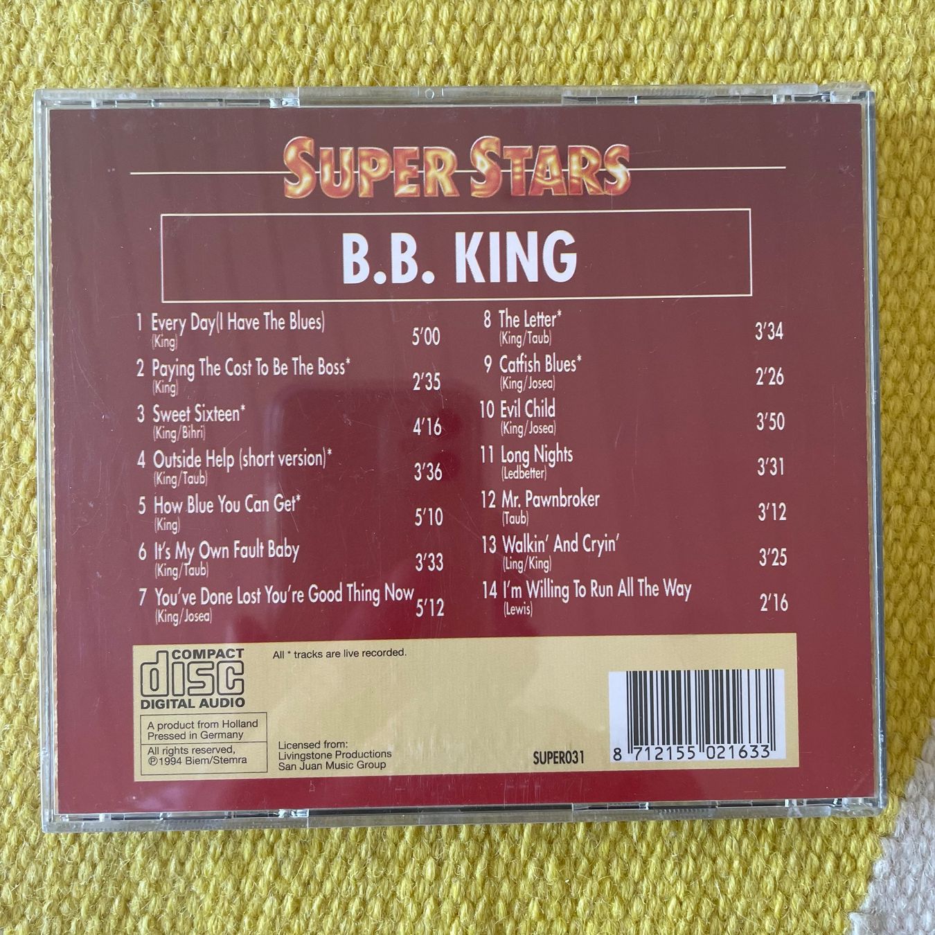 CD: B.B.KING-SUPER STARS – Usato da Rorschacherberg venduto da CD-Roli 1